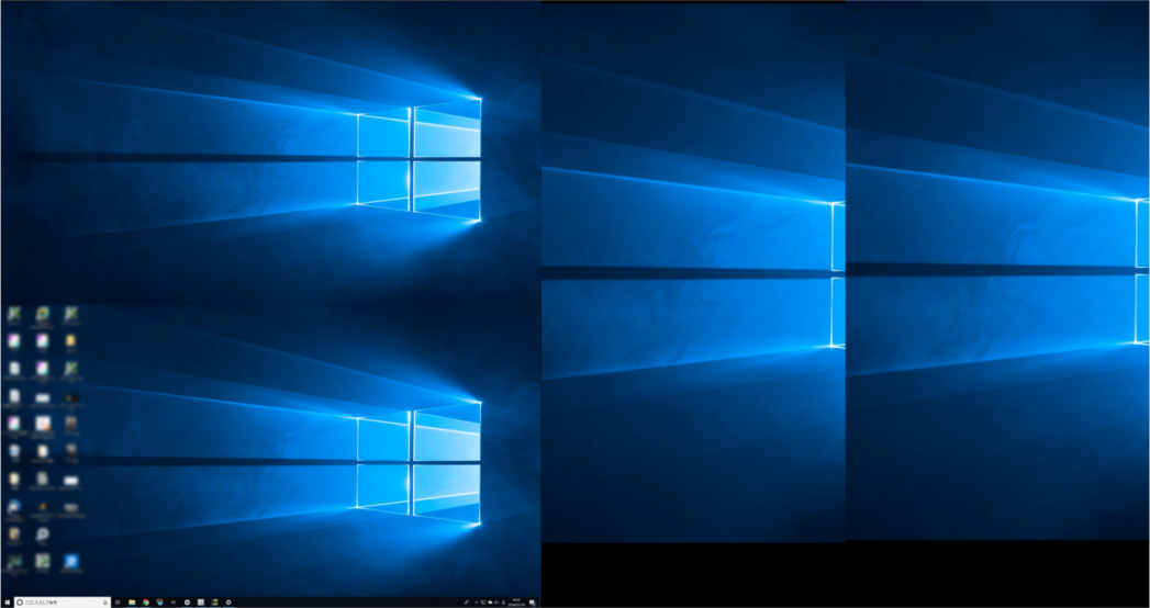 Windows10マルチディスプレイで 別々の壁紙を設定する方法